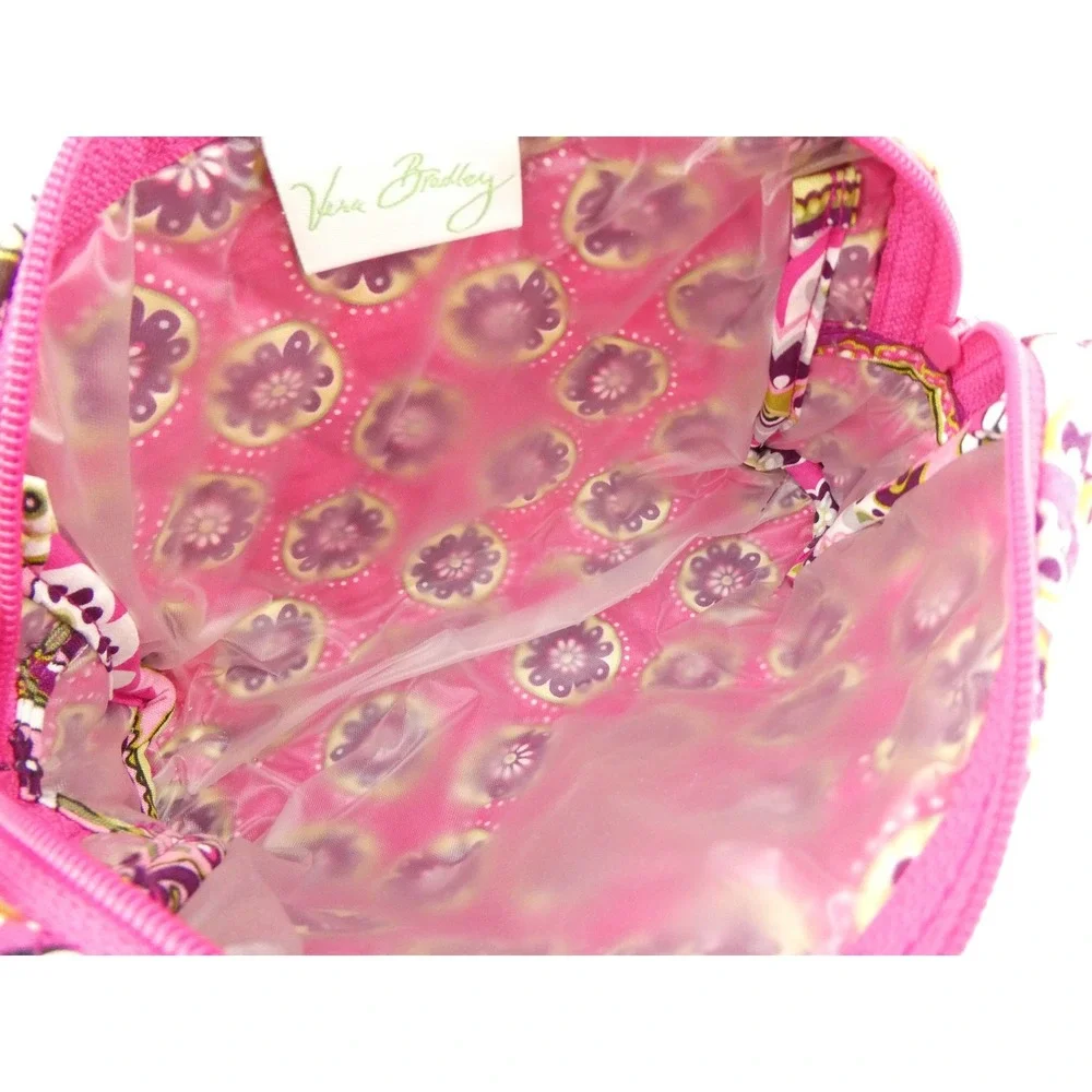 Vera Bradley Very Berry Paisley Medium Cosmetic Case